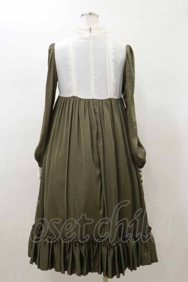 画像2: ATELIER PIERROT / カルマートドレス  カーキ H-26-01-11-073-EL-OP-KB-ZH (2)