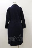 画像2: Jane Marple Dans Le Salon / ウールロングコート  ネイビー H-26-01-11-075-JM-CO-KB-ZH (2)