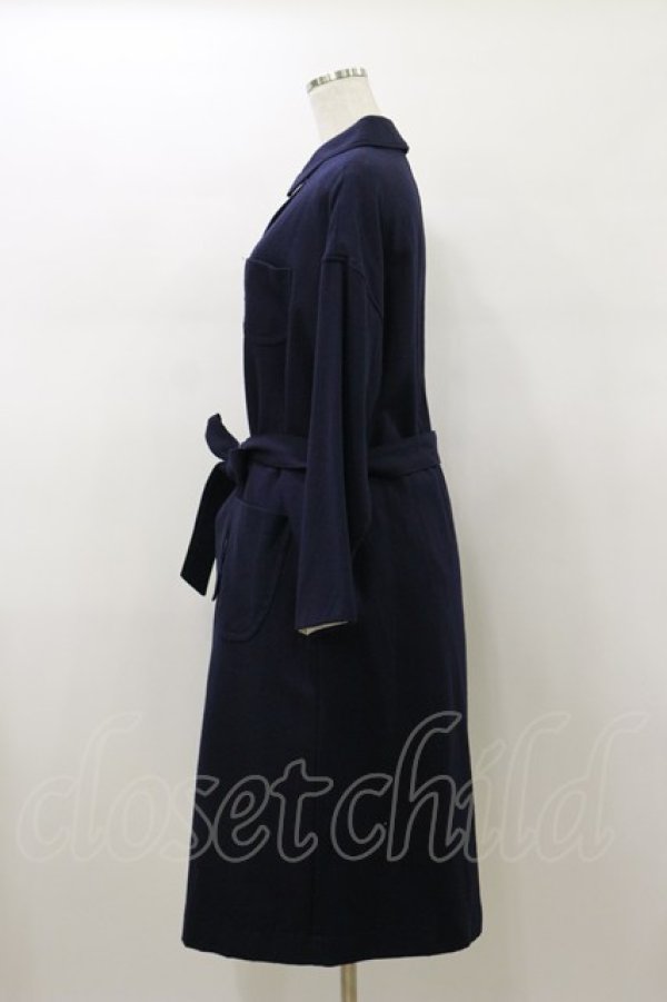 画像3: Jane Marple Dans Le Salon / ウールロングコート  ネイビー H-26-01-11-075-JM-CO-KB-ZH (3)