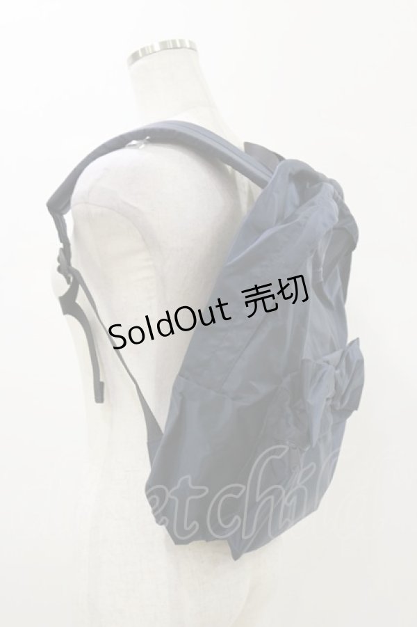 画像2: Jane Marple / リボンモチーフのリュックサック  ネイビー H-26-01-11-031-JM-BG-KB-ZH (2)