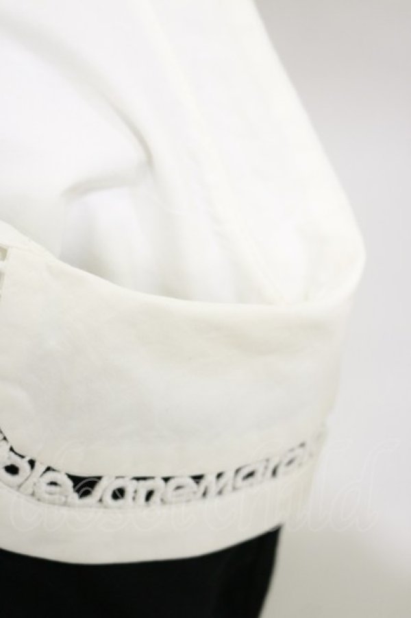 画像4: Jane Marple / ロゴレースカラープルオーバー  ブラック H-26-01-11-041-JM-TO-KB-ZH (4)