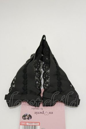画像: m petit by misako / TT*AMヘッドドレス  ブラック H-26-01-12-007-LO-AC-NS-ZH