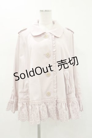 画像: LIZ LISA / 裾刺繍レースケープ  ピンク H-26-01-12-053-LO-JA-YZ-ZH