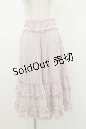 画像: axes femme / フリル×レーススカウチョ M ピンク H-26-01-12-058-AX-PA-NS-ZH