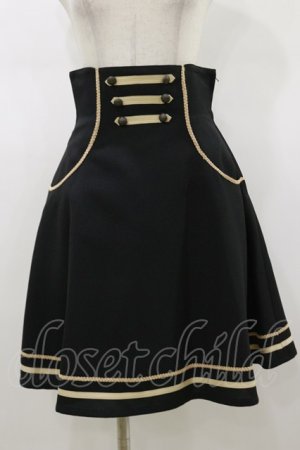 画像: Innocent World / ポケット付きブレードスカート Free ブラック H-26-01-12-063-IW-SK-NS-ZH