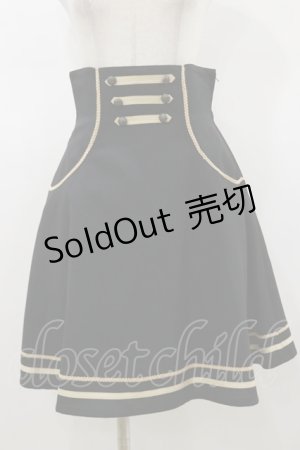 画像: Innocent World / ポケット付きブレードスカート Free ブラック H-26-01-12-063-IW-SK-NS-ZH