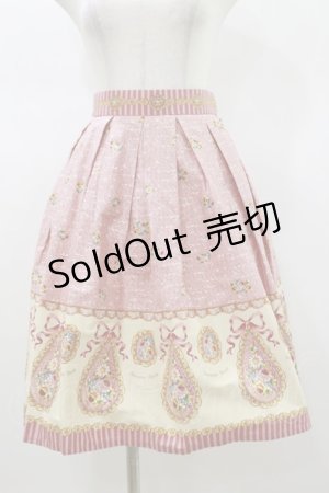 画像: Innocent World / ローマンモザイクスカート Free ピンク H-26-01-12-064-IW-SK-NS-ZH