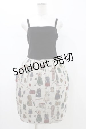 画像: Jane Marple / ペーパードールゴブランワンピース  オフグレー H-26-01-12-1038-JM-OP-KB-ZH