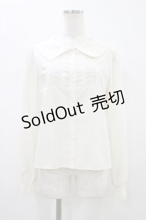 画像: Emily Temple cute / プラッターカラーブラウス  アイボリー H-26-01-12-1046-ET-TO-KB-ZH