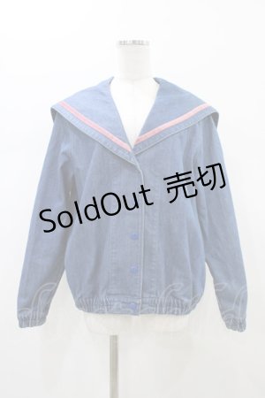 画像: Candy Stripper / SAILOR DENIM JACKET 1 INDIGO BLEACH H-26-01-12-1052-PU-JA-KB-ZH