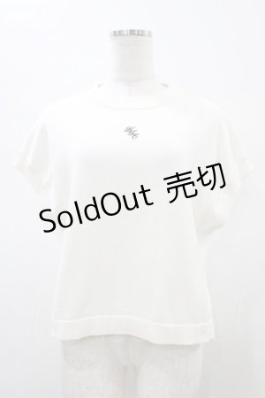 画像: Katie / CHEER! CHEER! bottle neck top  オフホワイト H-26-01-12-1059-LO-TO-KB-ZH