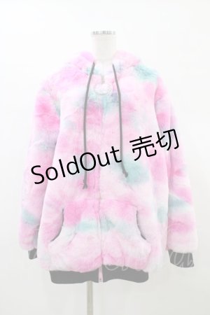 画像: KRY CLOTHING / 「MIST」ロング丈パーカー  ピンク H-26-01-12-1061-EL-JA-KB-ZH