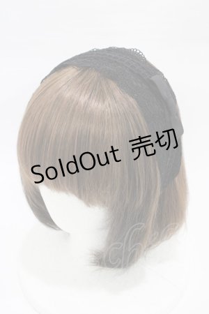 画像: Melody BasKet / 旋律で紡いだレースカチューシャ  ブラック H-26-01-12-1008-LO-AC-KB-ZH