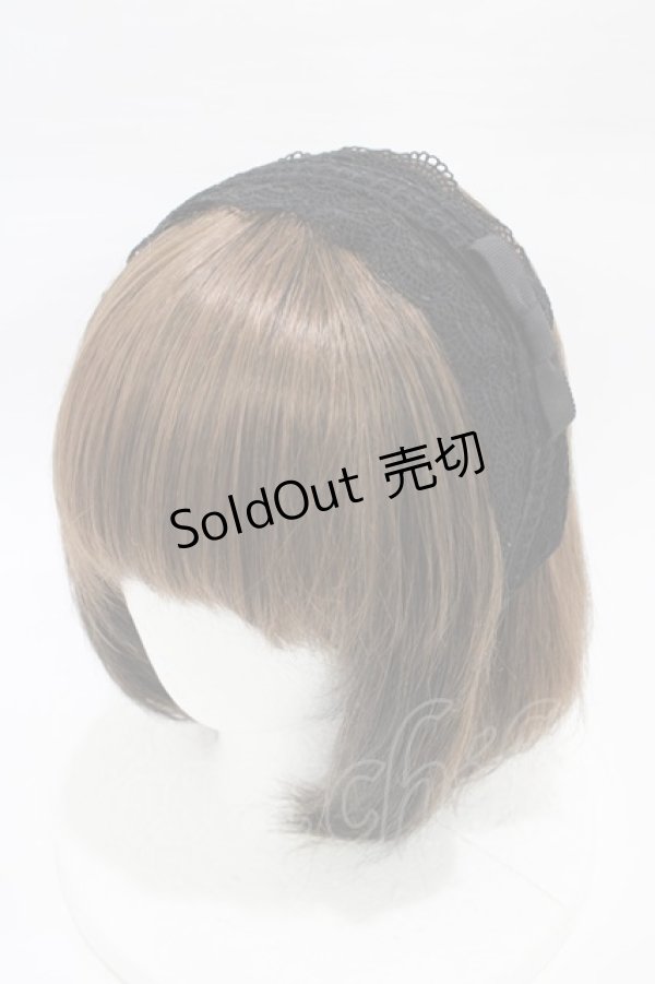 画像1: Melody BasKet / 旋律で紡いだレースカチューシャ  ブラック H-26-01-12-1008-LO-AC-KB-ZH (1)