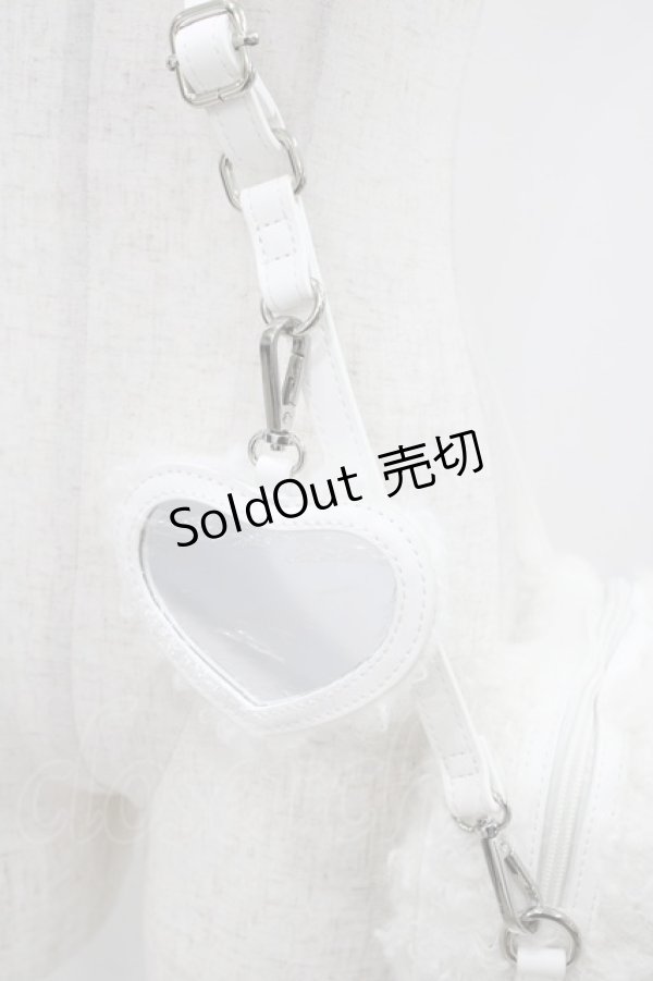 画像3: merry jenny / fluffy heart bag  オフホワイト H-26-01-12-1021-LO-BG-KB-ZH (3)