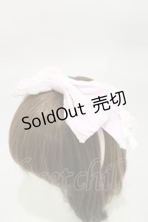 画像: Angelic Pretty / エレガントカチューシャ  ピンク H-26-01-12-011-AP-AC-NS-ZH