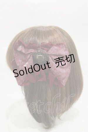 画像: ALICE and the PIRATES / 薔薇の葬列〜宵闇に咲くアリア〜柄バレッタ  ボルドー H-26-01-12-012-PA-AC-NS-ZH