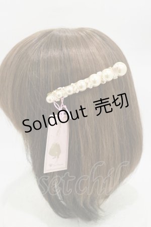 画像: JESUS DIAMANTE / ベルサイユパールバレッタ  オフ H-26-01-12-016-JE-AC-NS-ZH