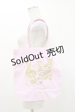 画像: Angelic Pretty / メロディトートBAG  ピンク H-26-01-12-021-AP-BG-NS-ZH