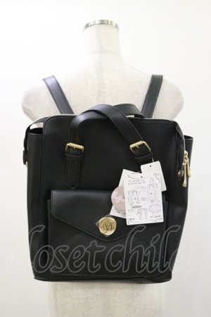 画像: m petit by misako / AMリュック  ブラック H-26-01-12-022-LO-BG-NS-ZH