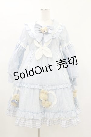 画像: To Alice / セーラーワンピースセット S サックス H-26-01-12-026-LO-OP-NS-ZH