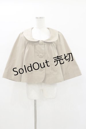 画像: Franche Lippee / ねこ刺繍ボタンジャケット M キャメル H-26-01-12-029-LO-JA-NS-ZH