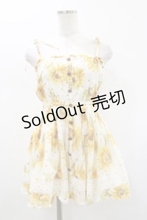 画像: LIZ LISA / ひまわり柄チュニック Free オフ H-26-01-12-030-LO-TO-NS-ZH