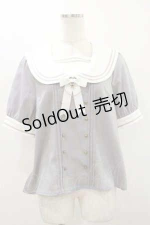 画像: Amavel / Starry Sugar Planetariumセーラーブラウス Free グレー H-26-01-12-038-CA-BL-NS-ZH