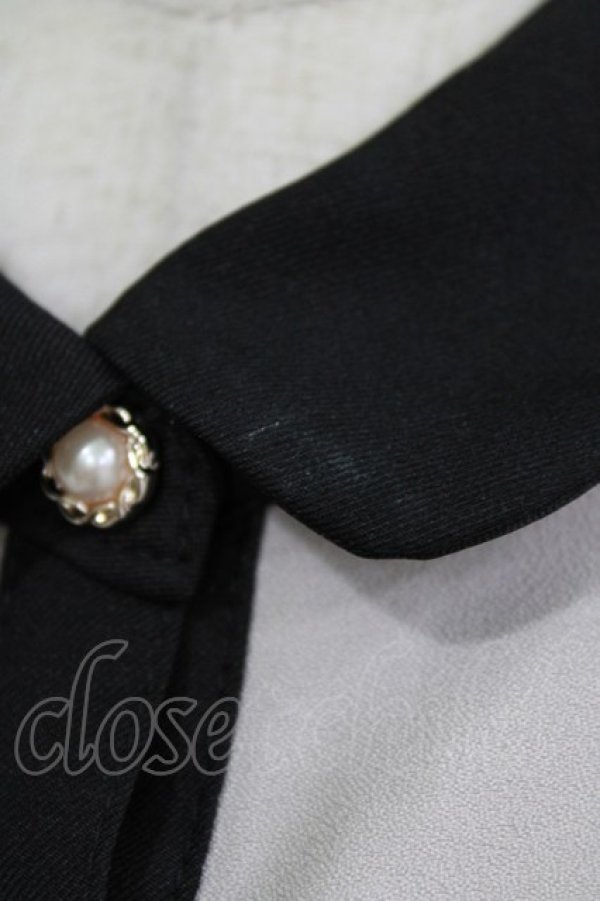 画像5: axes femme / ビスチェ切替レースワンピース M グレー H-26-01-13-025-AX-OP-NS-ZH (5)