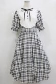画像1: m petit by misako / チェックキリカエワンピース M オフ/ブラック H-26-01-13-026-LO-OP-NS-ZH (1)