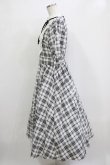 画像2: m petit by misako / チェックキリカエワンピース M オフ/ブラック H-26-01-13-026-LO-OP-NS-ZH (2)