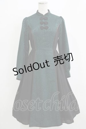 画像: axes femme Kawaii / シノワズリワンピース M グリーン H-26-01-13-028-AX-OP-NS-ZH