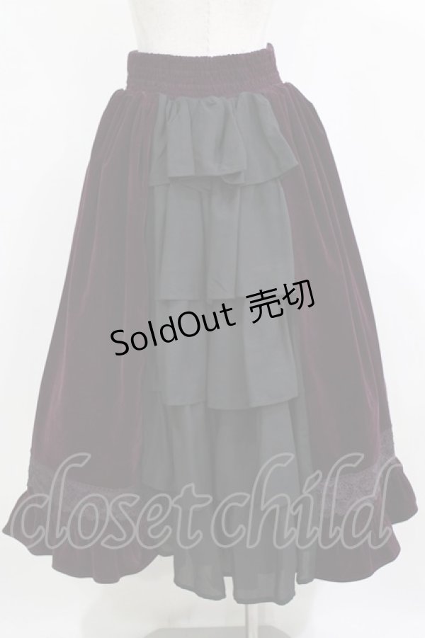 画像3: axes femme Kawaii / ベルベットドールスカート M パープル H-26-01-13-030-AX-OP-NS-ZH (3)