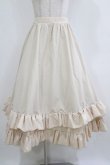 画像1: FLC / MINA*ティアードスカート M アイボリー H-26-01-13-031-LO-SK-NS-ZH (1)