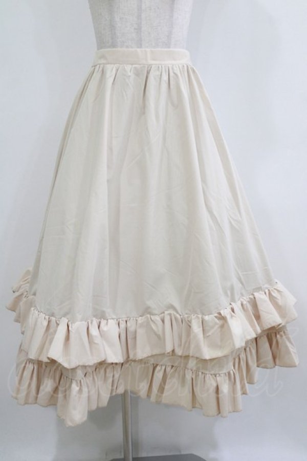 画像1: FLC / MINA*ティアードスカート M アイボリー H-26-01-13-031-LO-SK-NS-ZH (1)