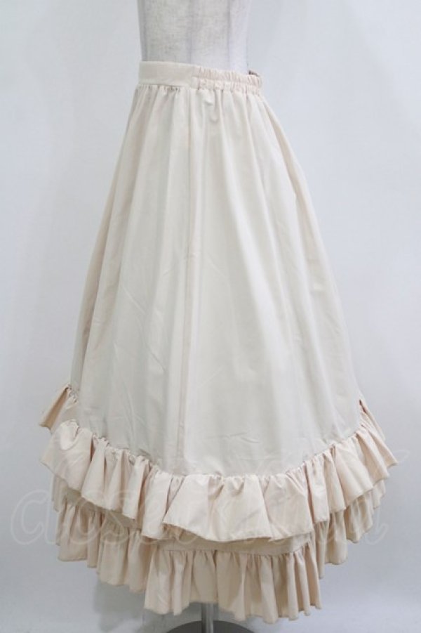 画像2: FLC / MINA*ティアードスカート M アイボリー H-26-01-13-031-LO-SK-NS-ZH (2)