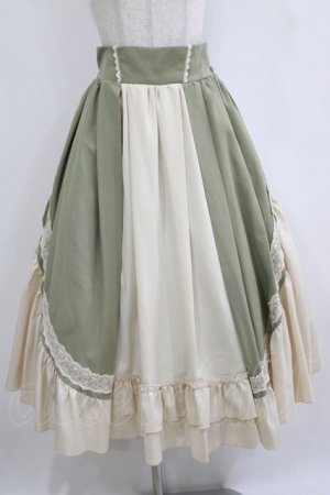 画像: axes femme Kawaii / マリアンヌスカート M グリーン H-26-01-13-032-AX-SK-NS-ZH