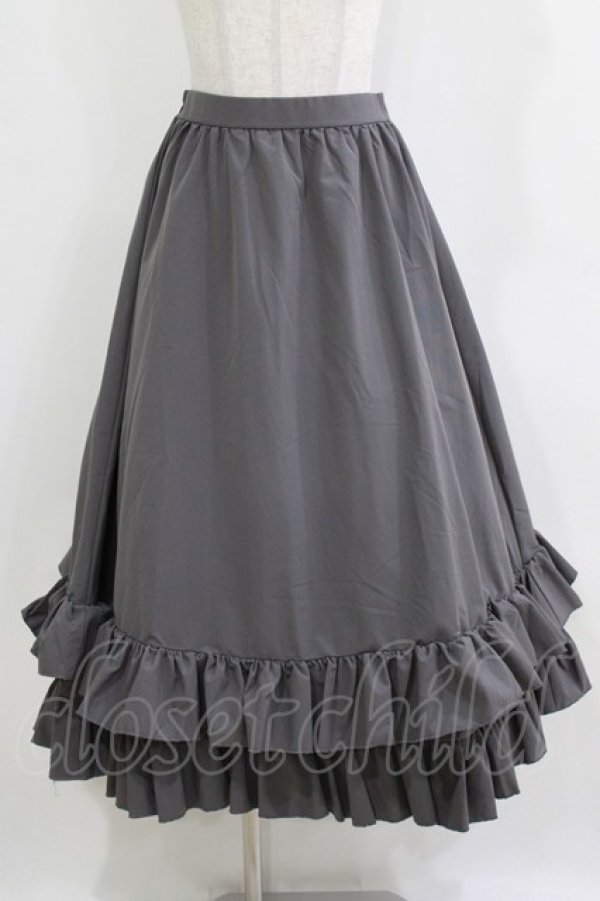 画像1: FLC / MINA*ティアードスカート M グレー H-26-01-13-033-LO-SK-NS-ZH (1)