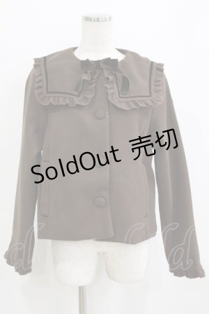 画像: m petit by misako / AM*セーラーショートコート L ブラウン H-26-01-13-036-LO-CO-NS-ZH