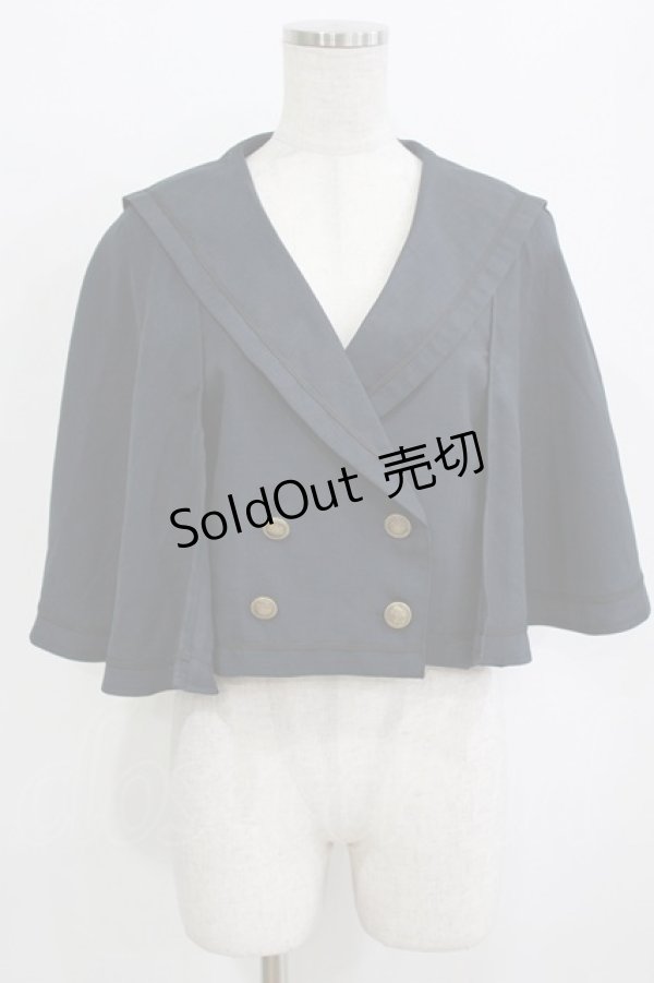 画像1: Kurumi Collaboration / マリンアカデミアケープ M ネイビー H-26-01-13-037-GO-JA-NS-ZH (1)