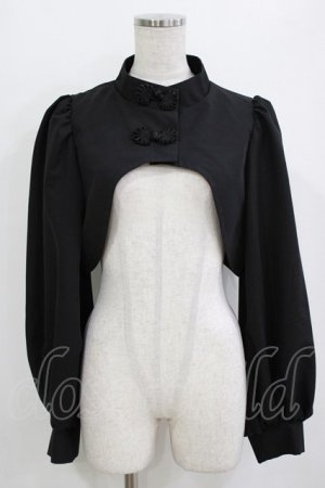 画像: axes femme Kawaii / シノワズリボレロジャケット M ブラック H-26-01-13-038-AX-TO-NS-ZH