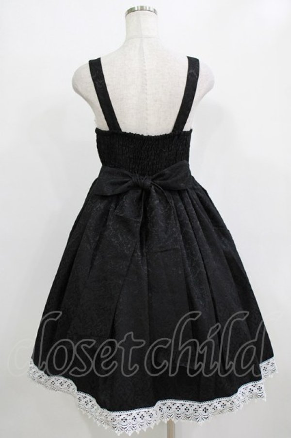 画像3: Chalmiere / クロスモチーフジャンスカ M ブラック H-26-01-13-004-PU-OP-NS-ZH (3)