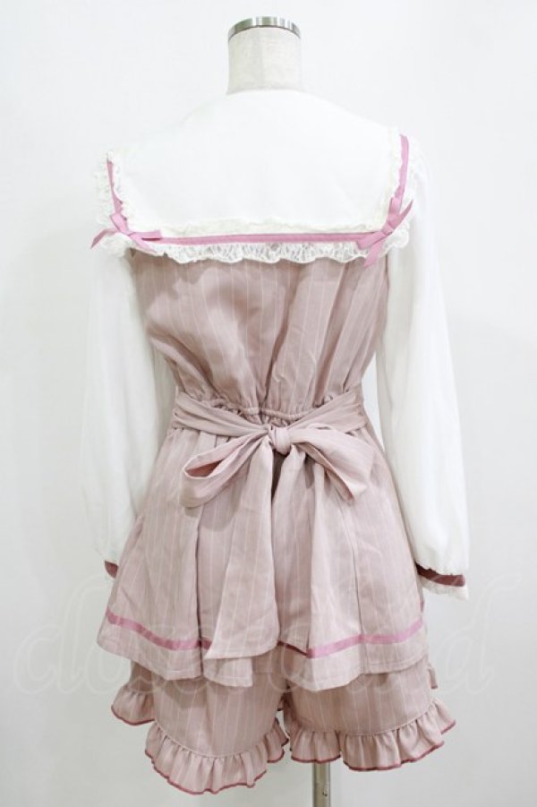 画像3: LIZ LISA / セーラーカラーセットアップ Free ピンク H-26-01-13-040-LO-OP-NS-ZH (3)