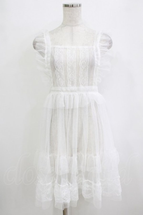 画像1: FLC / 星名桜子 hsチュールエプロンジャンスカ S オフ H-26-01-13-044-LO-OP-NS-ZH (1)