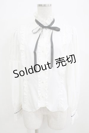 画像: Eri Aino's Collection / シャーロットの水曜日ブラウス M オフ/ブラック H-26-01-13-045-PU-BL-NS-ZH