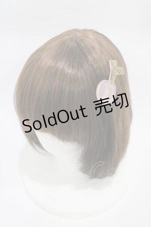 画像: MILK / CHERRYバレッタ  ピンク H-26-01-13-1001-ML-AC-KB-ZH