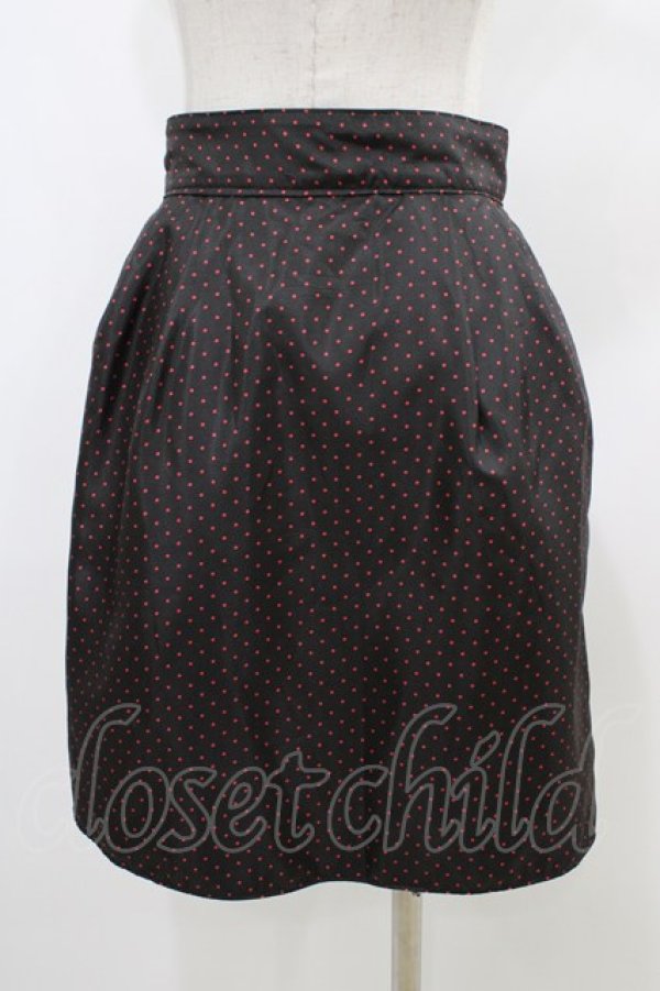 画像2: MILK / Tulipリバーシブルスカート  ブラック H-26-01-13-1033-ML-SK-KB-ZH (2)