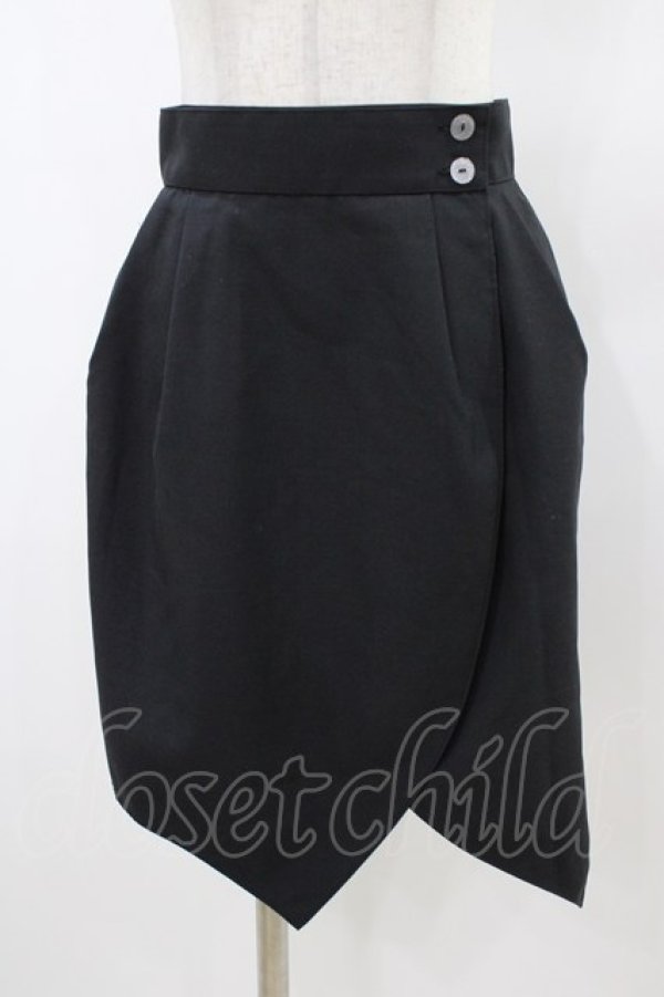 画像3: MILK / Tulipリバーシブルスカート  ブラック H-26-01-13-1033-ML-SK-KB-ZH (3)