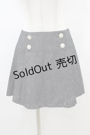 画像: MILK / プリーツラップスカート  グレー H-26-01-13-1034-ML-SK-KB-ZH