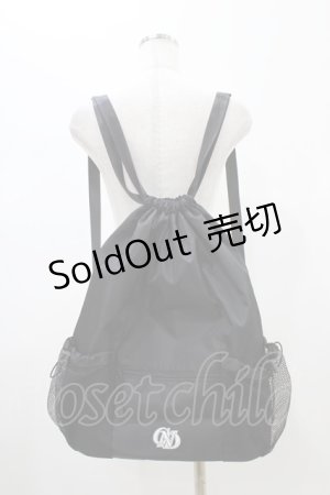 画像: Candy Stripper / CND KNAP SACK  ブラック H-26-01-13-1006-PU-BG-KB-ZH